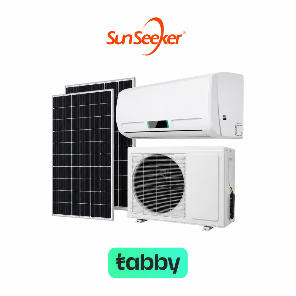 مكيف سن سيكر 24000 BTU يعمل بالطاقة الشمسيه حار بارد