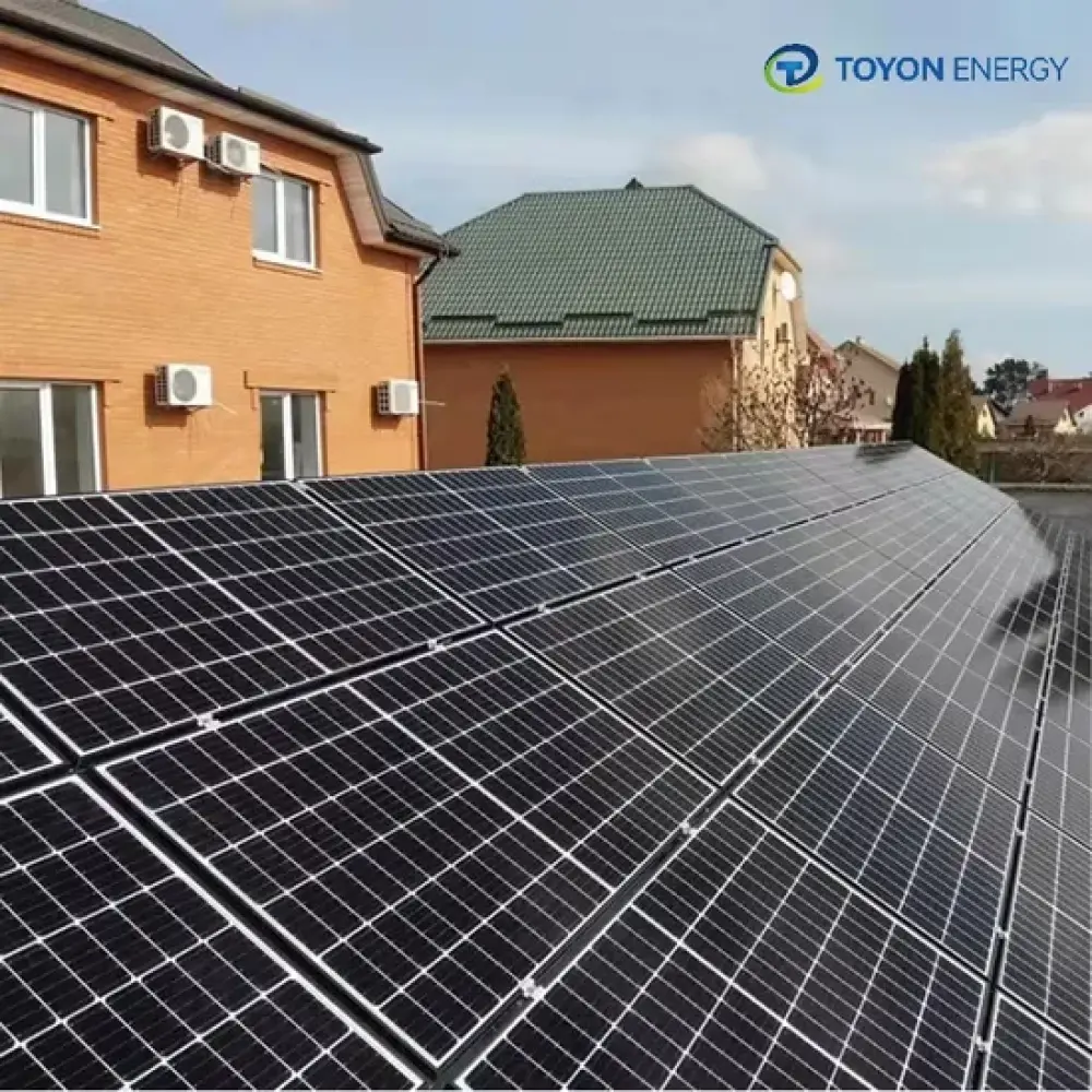 نظام طاقة شمسية هجين كامل عالي الكفاءة للاستخدام المنزلي 5kw - تويون - الصورة 3