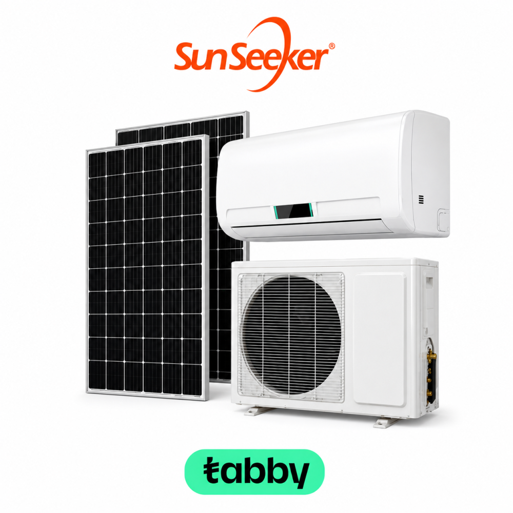 مكيف سن سيكر 12000 BTU يعمل بالطاقة الشمسيه حار بارد