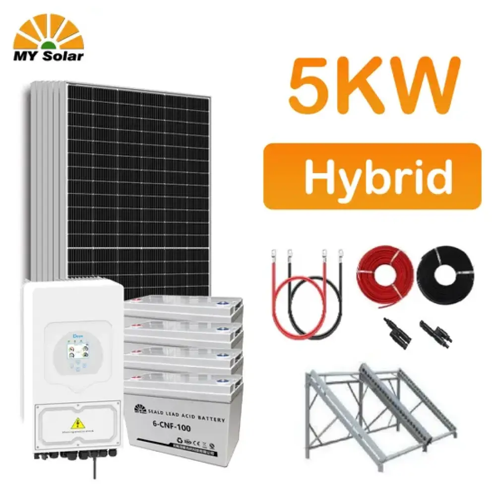 أفضل نظام طاقة شمسية منزلية من تكنولوجيا الطاقة الشمسية 5kw - ماي سولار