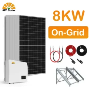 نظام الطاقة الشمسية المتصل بالشبكة مع أسعار الألواح الشمسية 8kw - ماي سولار