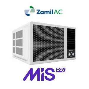 الزامل، مكيف شباك، 21,600 وحدة حرارية ، بارد، روتري، أبيض